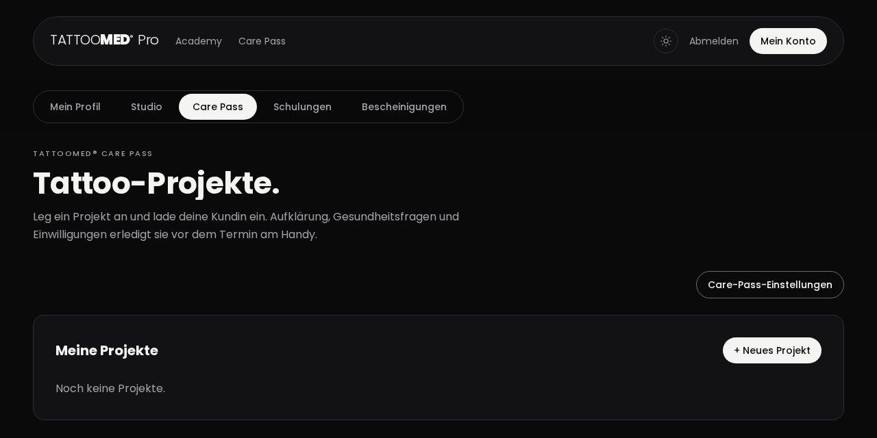 CarePass-Projekte